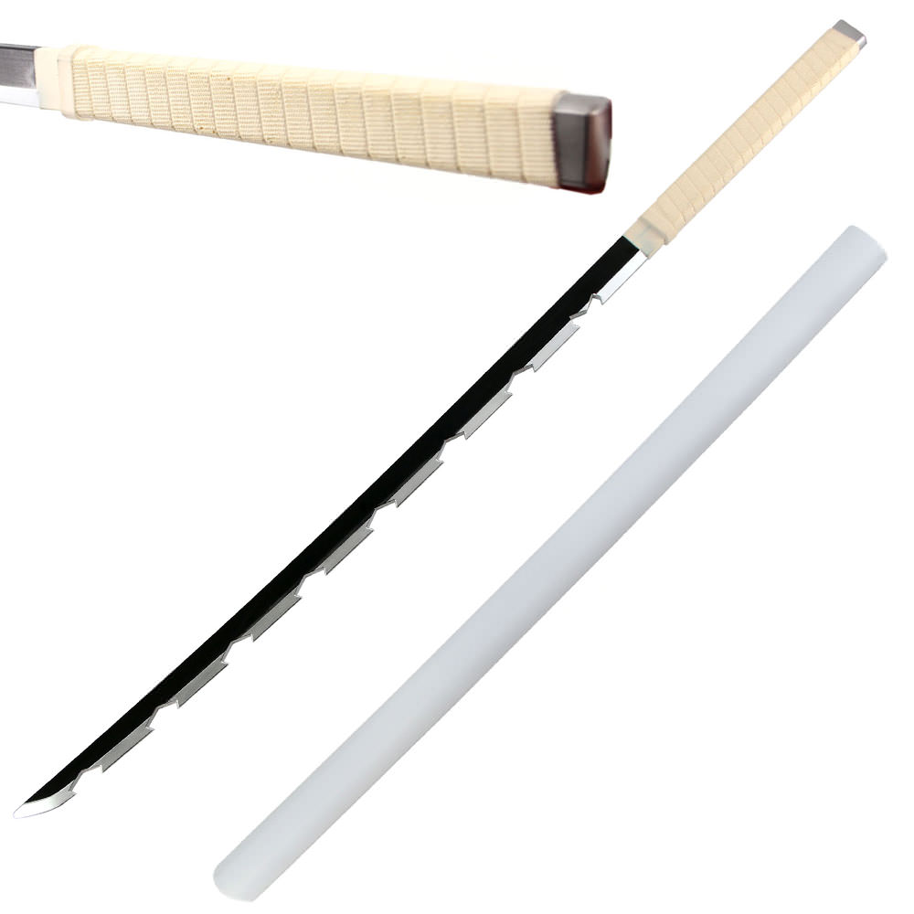 40" Foam Cosplay Anime Inosuke Hashibira Sword with Scabbard - Tophatter's Army Products & Self Defense Collectible Weapons - Tophatter Daily Deals